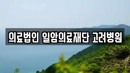 의료법인 일암의료재단 고려병원