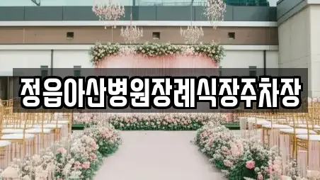 정읍아산병원장례식장주차장
