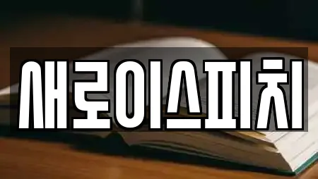 새로이스피치
