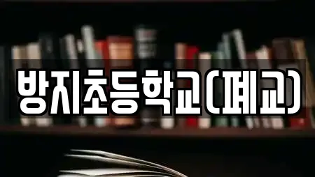 방지초등학교(폐교)