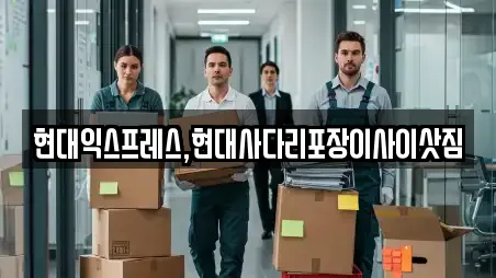 현대익스프레스,현대사다리포장이사이삿짐