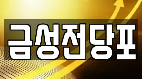 금성전당포