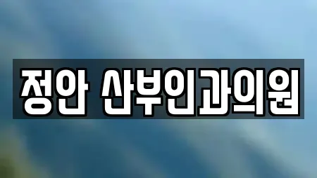 정안 산부인과의원