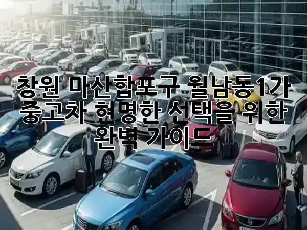 창원 마산합포구 월남동1가 중고차, 현명한 선택을 위한 완벽 가이드! 🚗✨