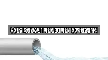 누수탐지옥상방수변기막힘싱크대막힘하수구막힘고압세척