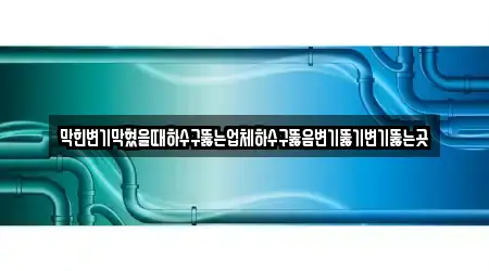 막힌변기막혔을때하수구뚫는업체하수구뚫음변기뚫기변기뚫는곳