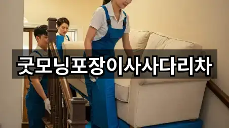 굿모닝포장이사사다리차