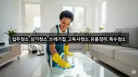 전라남도 화순군 동복면 입주청소 2곳 주소 카탈로그