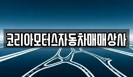 강원 삼척시 갈천동 중고차 전문 코리아모터스자동차매매상사