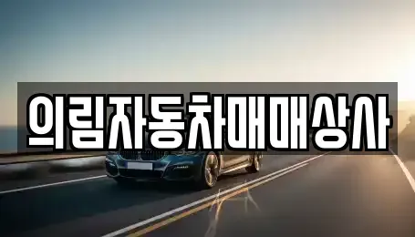 강원 삼척시 하장면 중고차 전문 의림자동차매매상사
