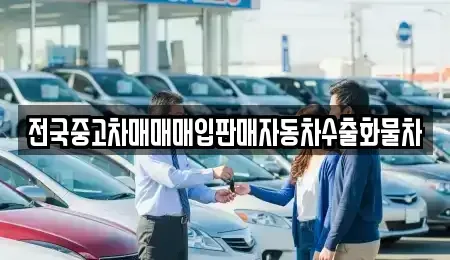 강원 양양군 강현면 중고차 전문 전국중고차매매매입판매자동차수출화물차