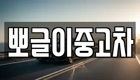 강원 정선군 북평면 중고차 전문 뽀글이중고차