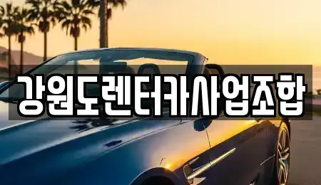 강원 태백시 렌트카 전문 강원도렌터카사업조합