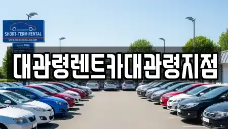 강원특별자치도 강릉시 왕산면 렌트카 전문 대관령렌트카대관령지점