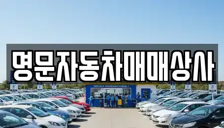 강원특별자치도 강릉시 입암동 중고차매매 전문 명문자동차매매상사