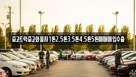 강원특별자치도 동해시 구호동 중고차매입 전문 중고트럭중고화물차1톤2.5톤3.5톤4.5톤5톤매매매입수출