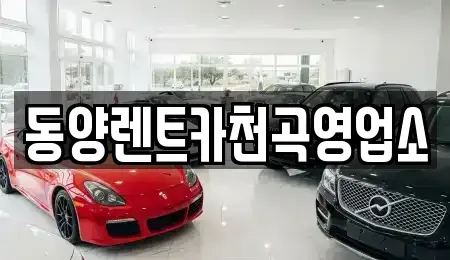 강원특별자치도 동해시 용정동 렌트카 전문 동양렌트카천곡영업소
