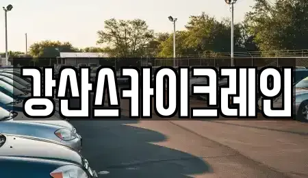 강원특별자치도 양양군 현북면 중고차 전문 강산스카이크레인