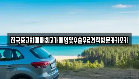 강원특별자치도 원주시 원동 중고차 전문 전국중고차매매최고가매입및수출무료견적방문카카오카