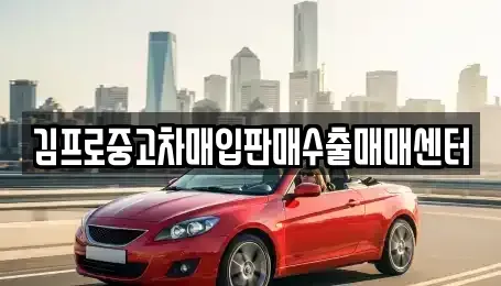 강원특별자치도 원주시 원동 중고차매입 전문 김프로중고차매입판매수출매매센터