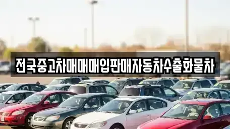 강원특별자치도 원주시 지정면 중고차매입 전문 전국중고차매매매입판매자동차수출화물차