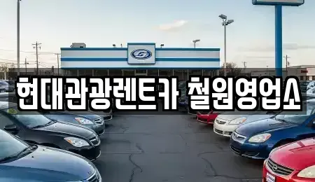 강원특별자치도 철원군 철원읍 렌트카 전문 현대관광렌트카 철원영업소