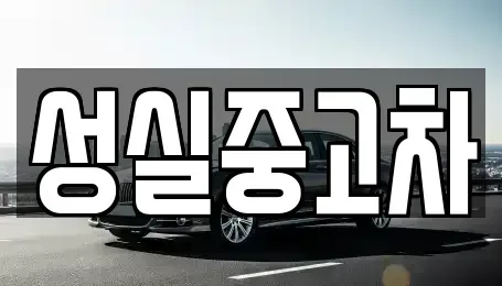 강원특별자치도 철원군 철원읍 중고차 전문 성실중고차