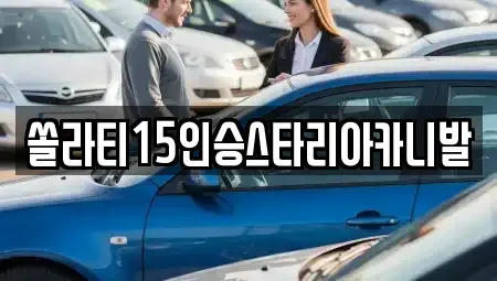 강원특별자치도 춘천시 퇴계동 렌트카 전문 쏠라티15인승스타리아카니발