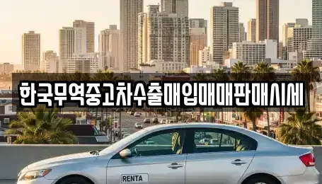 강원특별자치도 평창군 미탄면 중고차 전문 한국무역중고차수출매입매매판매시세