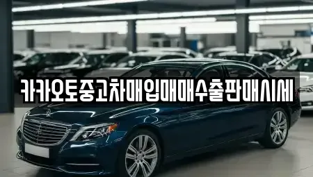 경기 고양시 일산서구 탄현동 중고차 전문 카카오토중고차매입매매수출판매시세