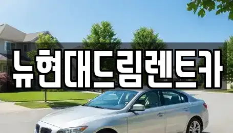 경기 광명시 노온사동 렌트카 전문 뉴현대드림렌트카