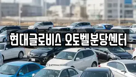 경기 광주시 신현동 중고차매매 전문 현대글로비스 오토벨분당센터
