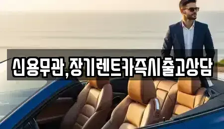 경기 구리시 사노동 장기렌트카 전문 신용무관,장기렌트카즉시출고상담