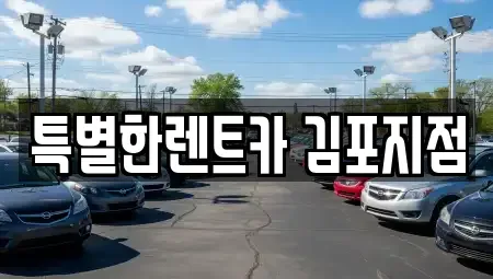 경기 김포시 렌트카 전문 특별한렌트카 김포지점