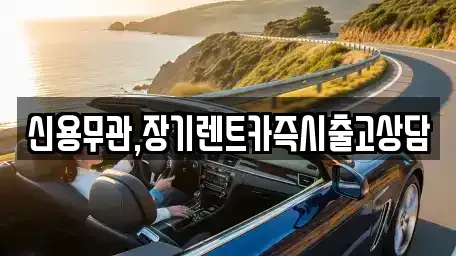경기 김포시 장기렌트카 전문 신용무관,장기렌트카즉시출고상담