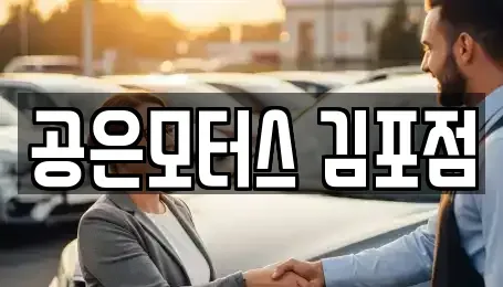 경기 김포시 중고차매매 전문 공은모터스 김포점