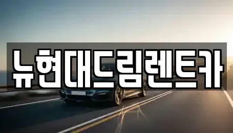 경기 부천시 오정구 원종동 렌트카 전문 뉴현대드림렌트카
