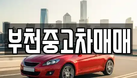 경기 부천시 오정구 원종동 중고차 전문 부천중고차매매