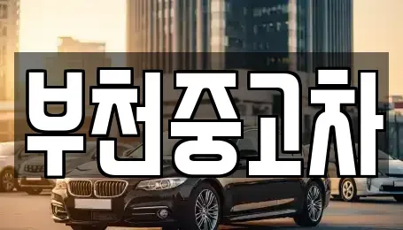 경기 부천시 중고차매매 전문 부천중고차