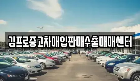 경기 부천시 중고차매입 전문 김프로중고차매입판매수출매매센터