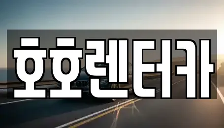 경기 수원시 권선구 세류동 렌트카 전문 호호렌터카