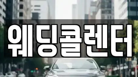경기 수원시 권선구 탑동 단기렌트카 전문 웨딩콜렌터