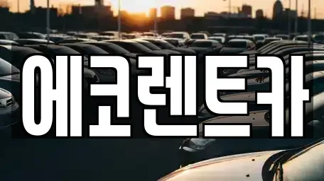 경기 수원시 권선구 평동 장기렌트카 전문 에코렌트카