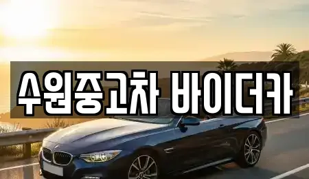 경기 수원시 권선구 평동 중고차매매 전문 수원중고차 바이더카