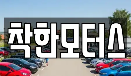 경기 시흥시 논곡동 중고차 전문 착한모터스