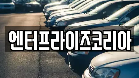경기 시흥시 대야동 단기렌트카 전문 엔터프라이즈코리아