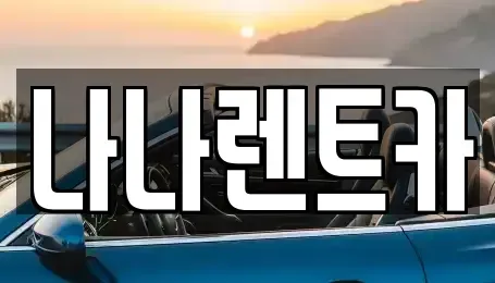 경기 시흥시 대야동 렌트카 전문 나나렌트카