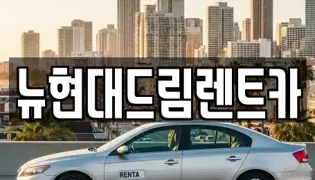 경기 시흥시 미산동 렌트카 전문 뉴현대드림렌트카