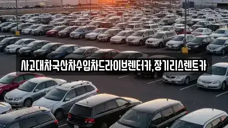 경기 시흥시 미산동 장기렌트카 전문 사고대차국산차수입차드라이브렌터카,장기리스렌트카
