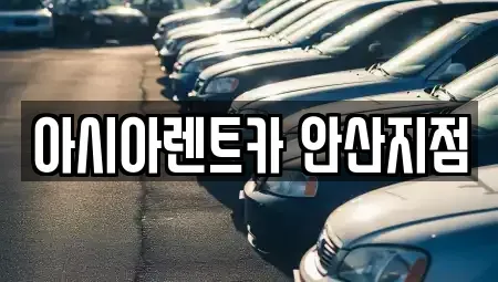 경기 안산시 단원구 초지동 렌트카 전문 아시아렌트카 안산지점